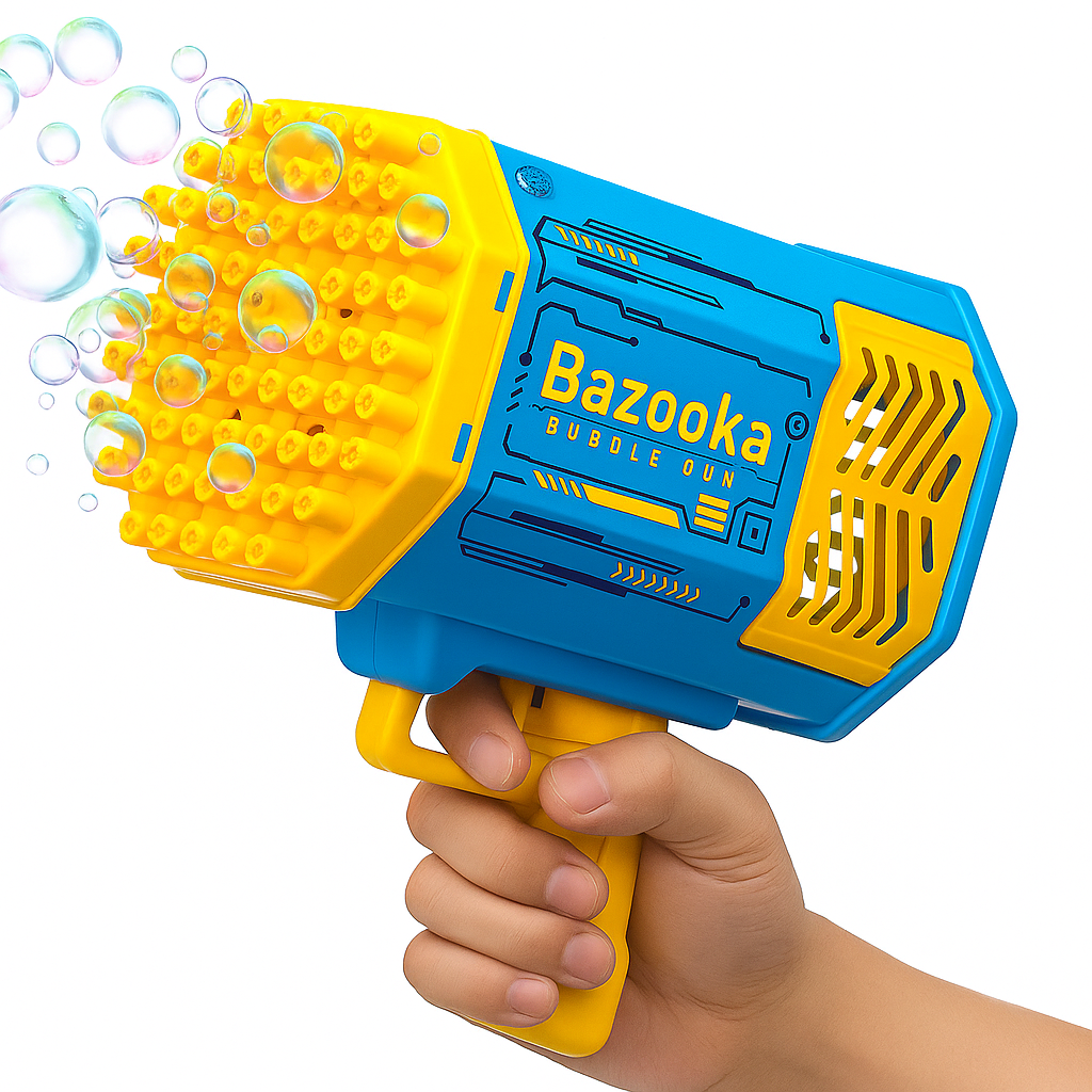 Bubble Gun Machine Kids Automatic Soap Based Bubble Blower