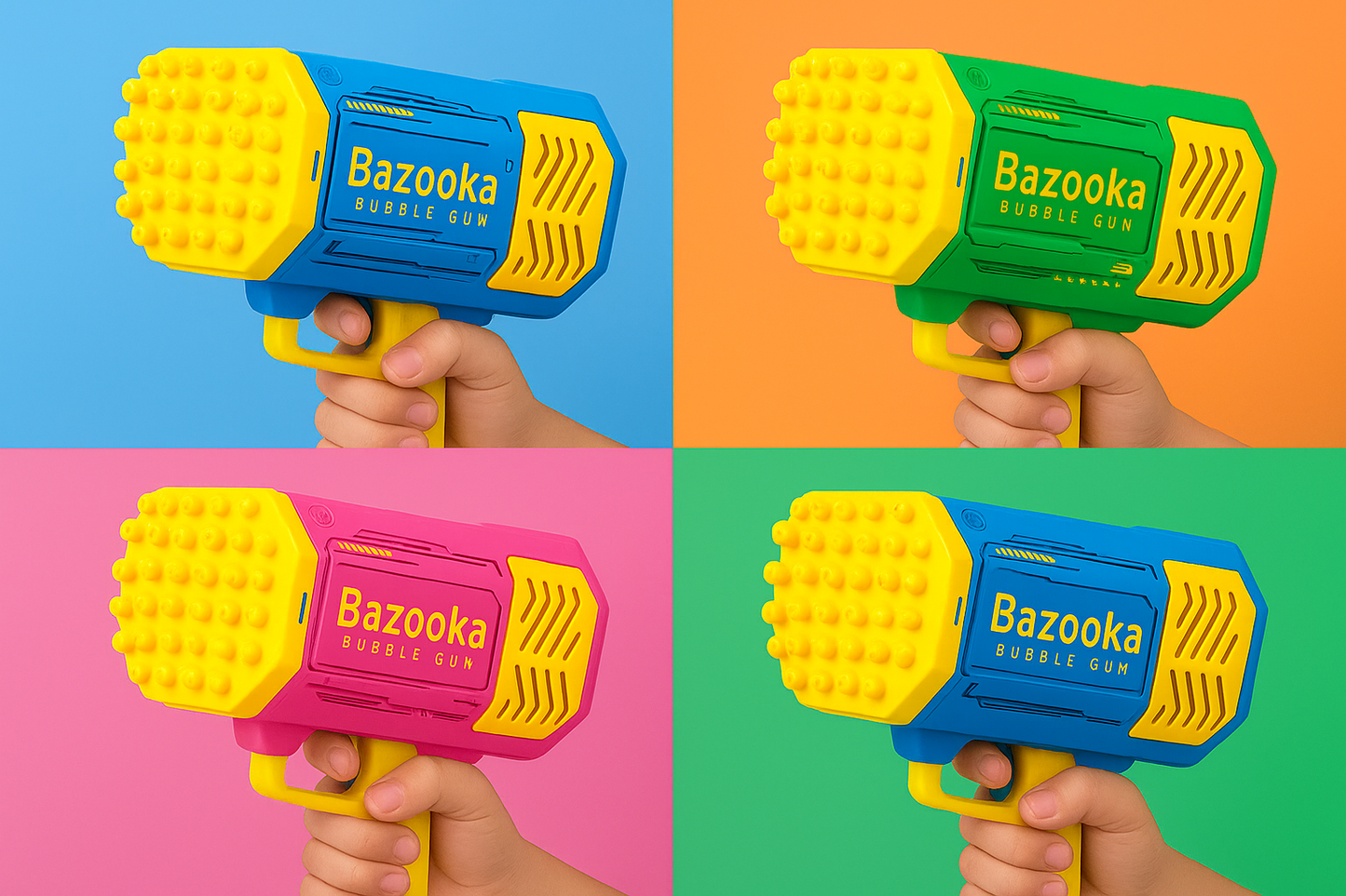 Bubble Gun Machine Kids Automatic Soap Based Bubble Blower